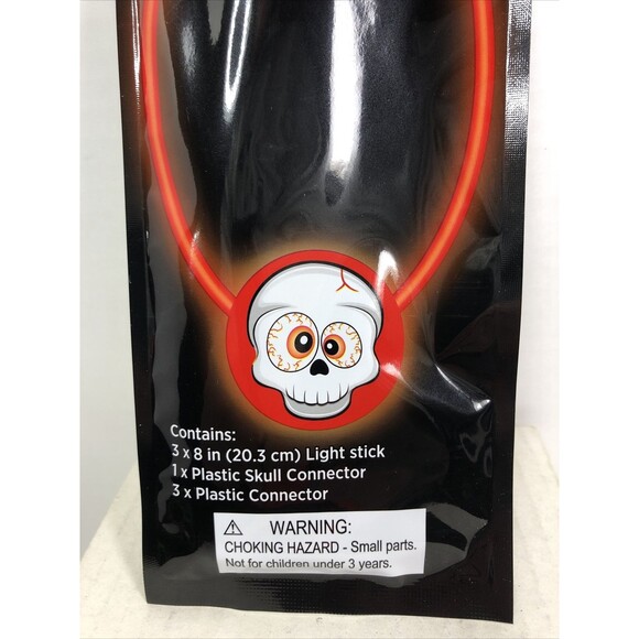 Glow Skull Necklace Easy to Activate Glows for Hours - Picture 4 of 7